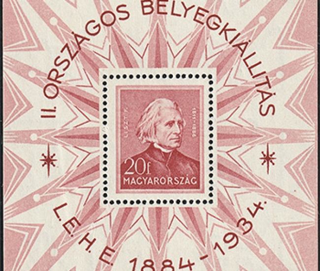 Az első magyar bélyegblokk - 1934. LEHE